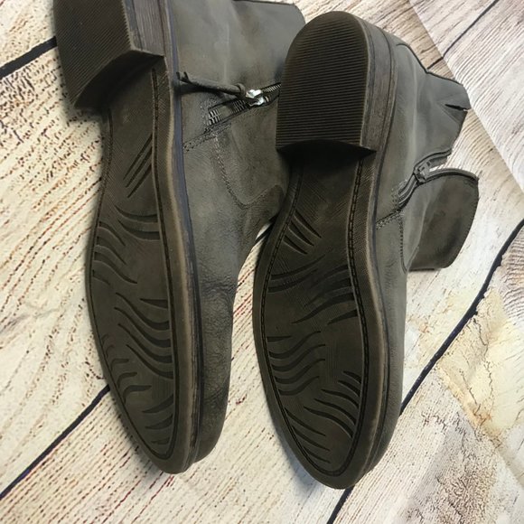 White Mountain Round Toe Zip Up Ankle Booties 8.5M - Picture 6 of 6